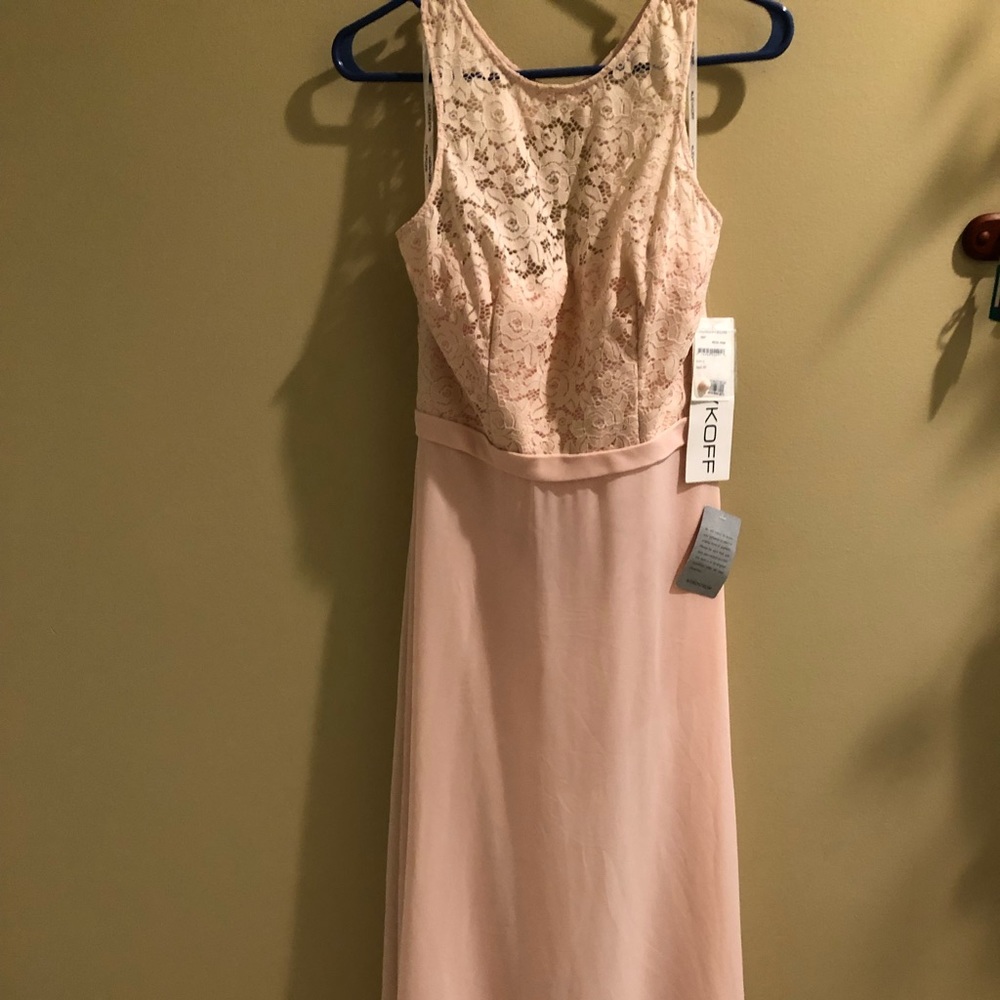 Levkoff- petal pink dress. Size 6